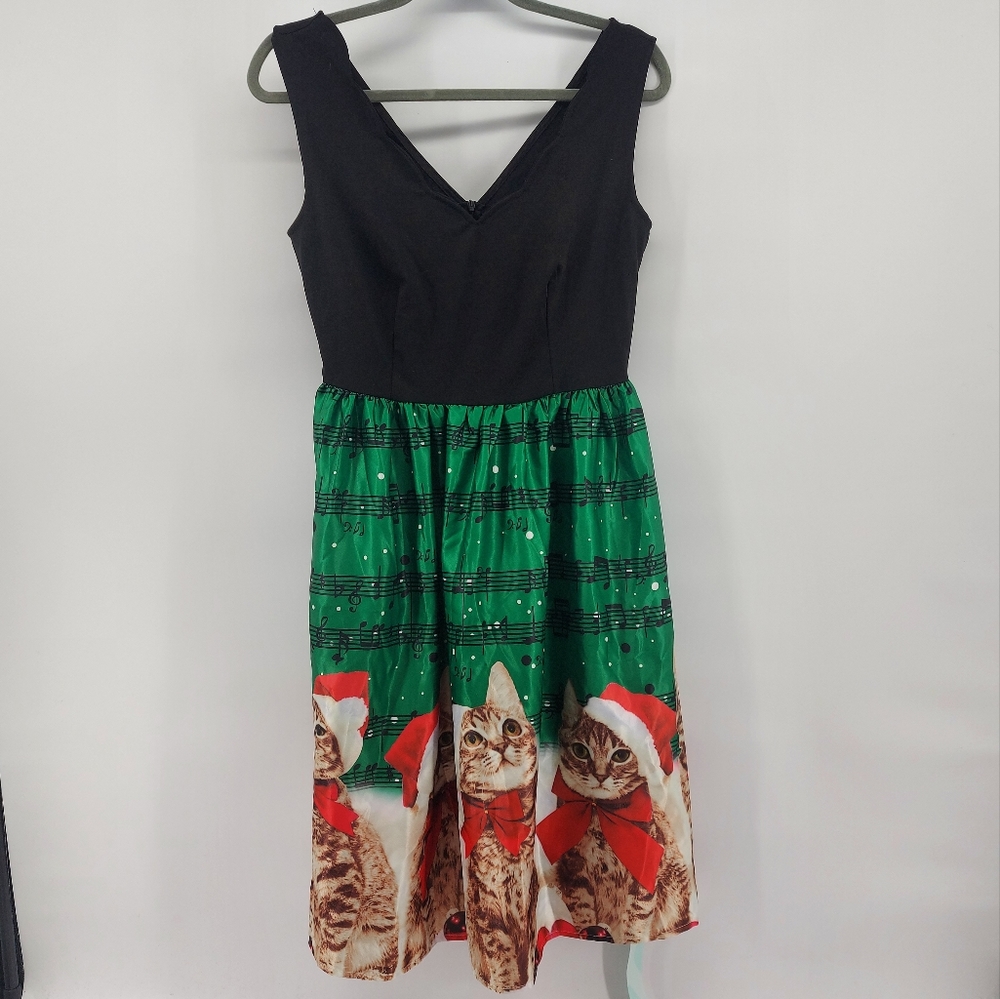Dressfo Christmas Cat Dress